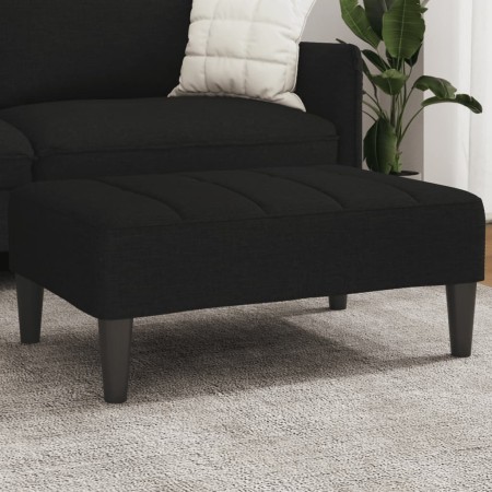 Fußstütze aus schwarzem Stoff 77x55x31 cm von , Osmanen - Ref: Foro24-4007382, Preis: 68,90 €, Rabatt: %