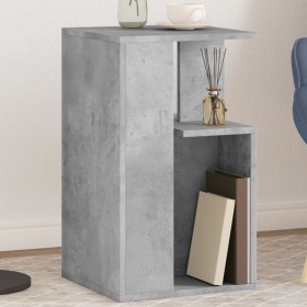 Engineered wood side table concrete gray 35x35x60 cm by , Coffee table - Ref: Foro24-840740, Price: 41,64 €, Discount: %