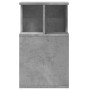 Engineered wood side table concrete gray 35x35x60 cm by , Coffee table - Ref: Foro24-840740, Price: 41,64 €, Discount: %
