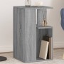 Sonoma gray engineered wood side table 35x35x60 cm by , Coffee table - Ref: Foro24-840742, Price: 47,65 €, Discount: %