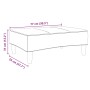 Fußstütze aus dunkelgrünem Samt 77x55x31 cm von , Osmanen - Ref: Foro24-4007377, Preis: 67,25 €, Rabatt: %