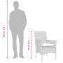 Set comedor jardín 11 pzas con cojines ratán PE vidrio marrón von , Gartensets - Ref: Foro24-3278590, Preis: 848,25 €, Rabatt: %