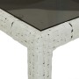 Set comedor jardín 9 pzas cojines ratán sintético vidrio blanco de , Conjuntos de jardín - Ref: Foro24-3278584, Precio: 658,9...