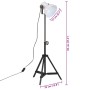 Lámpara de pie blanca 25 W E27 35x35x65/95 cm de , Lámparas - Ref: Foro24-371872, Precio: 53,03 €, Descuento: %