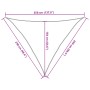 Toldo de vela poliéster oxford 100% arena 2,5x2,5x3,5 m de , Sombrillas - Ref: Foro24-4000930, Precio: 17,70 €, Descuento: %