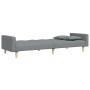 2-Sitzer-Schlafsofa mit hellgrauem Stoffhocker von , Sofas - Ref: Foro24-3258106, Preis: 346,52 €, Rabatt: %
