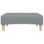 2-Sitzer-Schlafsofa mit hellgrauem Stoffhocker von , Sofas - Ref: Foro24-3258106, Preis: 346,52 €, Rabatt: %