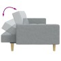 2-Sitzer-Schlafsofa mit hellgrauem Stoffhocker von , Sofas - Ref: Foro24-3258106, Preis: 346,52 €, Rabatt: %