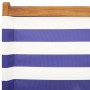 Sillas jardín reclinables 8 uds madera maciza tela azul blanco de , Sillas de jardín - Ref: Foro24-3214654, Precio: 425,16 €,...