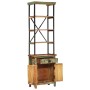 Aparador de madera maciza reciclada 55x30x180 cm de , Aparadores - Ref: Foro24-358884, Precio: 253,86 €, Descuento: %