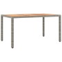 Set comedor jardín 7 pzas y cojines ratán sintético gris de , Conjuntos de jardín - Ref: Foro24-3276728, Precio: 878,24 €, De...