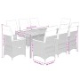 9 pcs garden dining set and cushions synthetic rattan black by , Garden sets - Ref: Foro24-3276838, Price: 1,00 €, Discount: %