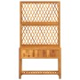 Planter with trellis and solid acacia shelf 100x32x185 cm by , Pots and planters - Ref: Foro24-364899, Price: 196,83 €, Disco...