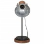 Vintage silberne Schreibtischlampe 25 W E27 17x17x50 cm von , Lampen - Ref: Foro24-371942, Preis: 52,31 €, Rabatt: %