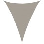 Light gray HDPE triangular sail awning 160 g/m² 5x7x7 m by , Umbrellas - Ref: Foro24-4002011, Price: 45,60 €, Discount: %
