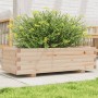 Pflanzgefäß aus massivem Kiefernholz 90x40x26,5 cm von , Töpfe und Pflanzgefäße - Ref: Foro24-847333, Preis: 84,35 €, Rabatt: %