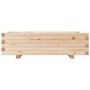 Pflanzgefäß aus massivem Kiefernholz 90x40x26,5 cm von , Töpfe und Pflanzgefäße - Ref: Foro24-847333, Preis: 84,35 €, Rabatt: %