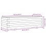 Pflanzgefäß aus massivem Kiefernholz 90x40x26,5 cm von , Töpfe und Pflanzgefäße - Ref: Foro24-847333, Preis: 84,35 €, Rabatt: %