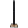 Ducha de jardín de ratán sintético WPC de vidaXL, Accesorios para piscinas y spa - Ref: Foro24-44750, Precio: 160,91 €