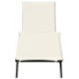 Tumbona con cojín ratán sintético negro von , Liegen - Ref: Foro24-4002701, Preis: 144,06 €, Rabatt: %