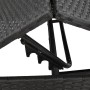 Tumbona con cojín ratán sintético negro von , Liegen - Ref: Foro24-4002701, Preis: 144,06 €, Rabatt: %