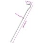 Clavijas para tienda 50 uds acero galvanizado 23 cm Ø5 mm de , Accesorios para tiendas de campaña - Ref: Foro24-4009332, Prec...