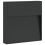 Lámpara de pared LED de exterior aluminio fundido negro de , Iluminación de exterior - Ref: Foro24-4006338, Precio: 22,72 €, ...