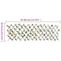 Enrejado expansible hiedra artificial amarillo 5 uds 180x60 cm de , Paneles de vallas - Ref: Foro24-366599, Precio: 75,14 €, ...
