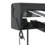 Toldo retráctil aluminio y tela gris antracita y blanco 4,5x3 m de , Toldos - Ref: Foro24-3216141, Precio: 587,12 €, Descuent...