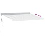 Retractable awning aluminum and anthracite and white fabric 3.5x2.5 m by , Awnings - Ref: Foro24-3216134, Price: 920,96 €, Di...