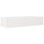 Solid pine wood planter white 110x40x23 cm by , Pots and planters - Ref: Foro24-847229, Price: 91,29 €, Discount: %