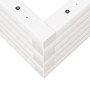 Solid pine wood planter white 110x40x23 cm by , Pots and planters - Ref: Foro24-847229, Price: 91,29 €, Discount: %