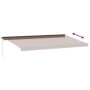 Manuelle einziehbare Markise mit braunen LED-Leuchten 600x300 cm von , Markisen - Ref: Foro24-3310222, Preis: 469,54 €, Rabat...