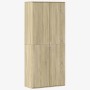 Hohes Sideboard Holzwerkstoff Sonoma Eiche 80x35x180 cm von , Schließfächer und Lagerschränke - Ref: Foro24-3276653, Preis: 1...