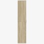 High sideboard engineered wood Sonoma oak 80x35x180 cm by , Lockers and storage cabinets - Ref: Foro24-3276653, Price: 192,91...