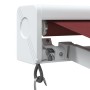 Toldo retráctil manual burdeos 500x300 cm de , Toldos - Ref: Foro24-3215317, Precio: 664,12 €, Descuento: %