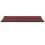 Manuelle einziehbare Markise bordeaux 500x300 cm von , Markisen - Ref: Foro24-3215322, Preis: 650,44 €, Rabatt: %