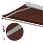 Braune automatisch einziehbare Markise 350x250 cm von , Markisen - Ref: Foro24-3215729, Preis: 765,60 €, Rabatt: %
