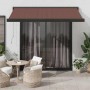 Toldo retráctil automático marrón 350x250 cm by , Awnings - Ref: Foro24-3215734, Price: 548,84 €, Discount: %