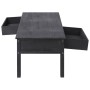 Schwarzer Couchtisch aus Holz 100x50x45 cm von , Couchtisch - Ref: Foro24-284141, Preis: 156,47 €, Rabatt: %