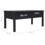 Schwarzer Couchtisch aus Holz 100x50x45 cm von , Couchtisch - Ref: Foro24-284141, Preis: 156,47 €, Rabatt: %