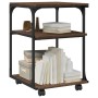 Soporte de impresora 3 niveles marrón roble 43x48x64 cm de , Soportes para impresoras - Ref: Foro24-842280, Precio: 48,69 €, ...