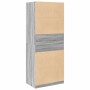 Armario de madera de ingeniería gris Sonoma 80x50x200 cm de , Armarios roperos - Ref: Foro24-3307698, Precio: 133,85 €, Descu...