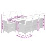 9-piece garden table and chairs and cushions synthetic rattan gray by , Garden sets - Ref: Foro24-3276974, Price: 1,00 €, Dis...