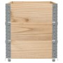 Collares de palets 3 unidades madera maciza de pino 100x50 cm by , Loading platforms and pallets - Ref: Foro24-3295370, Price...
