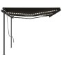 Automatic LED awning wind sensor anthracite gray 6x3.5 m by , Awnings - Ref: Foro24-3070294, Price: 1,00 €, Discount: %