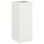 Pflanzgefäß aus weißem Stahl 32x29x75 cm von , Töpfe und Pflanzgefäße - Ref: Foro24-841572, Preis: 62,98 €, Rabatt: %
