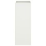 Pflanzgefäß aus weißem Stahl 32x29x75 cm von , Töpfe und Pflanzgefäße - Ref: Foro24-841572, Preis: 62,98 €, Rabatt: %