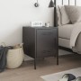 Mesita de noche acero negro 36x39x50,5 cm de , Mesitas de noche - Ref: Foro24-842910, Precio: 53,13 €, Descuento: %