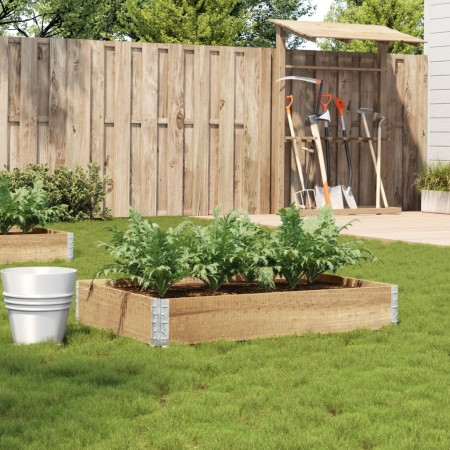 Solid pine wood planter 100x50 cm by , Pots and planters - Ref: Foro24-3295387, Price: 44,38 €, Discount: %